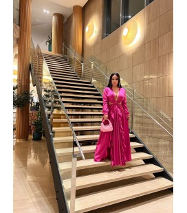 VESTIDO GEORGINA GRANATE