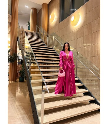 VESTIDO GEORGINA GRANATE